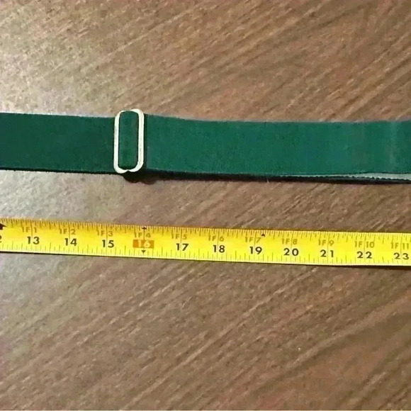 Green Softball/Baseball Adjustable Belts. Stretchy. Buckle Closure. Two Belts. - Picture 3 of 5